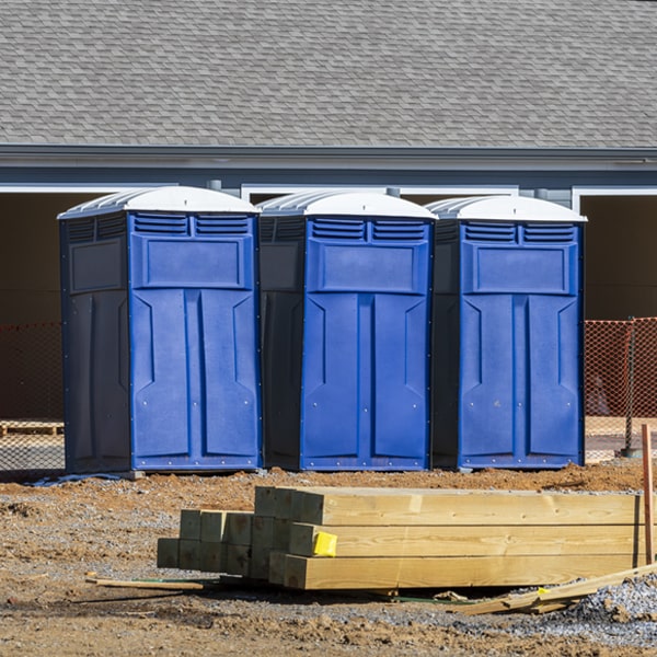 what is the expected delivery and pickup timeframe for the portable restrooms in Zavalla
